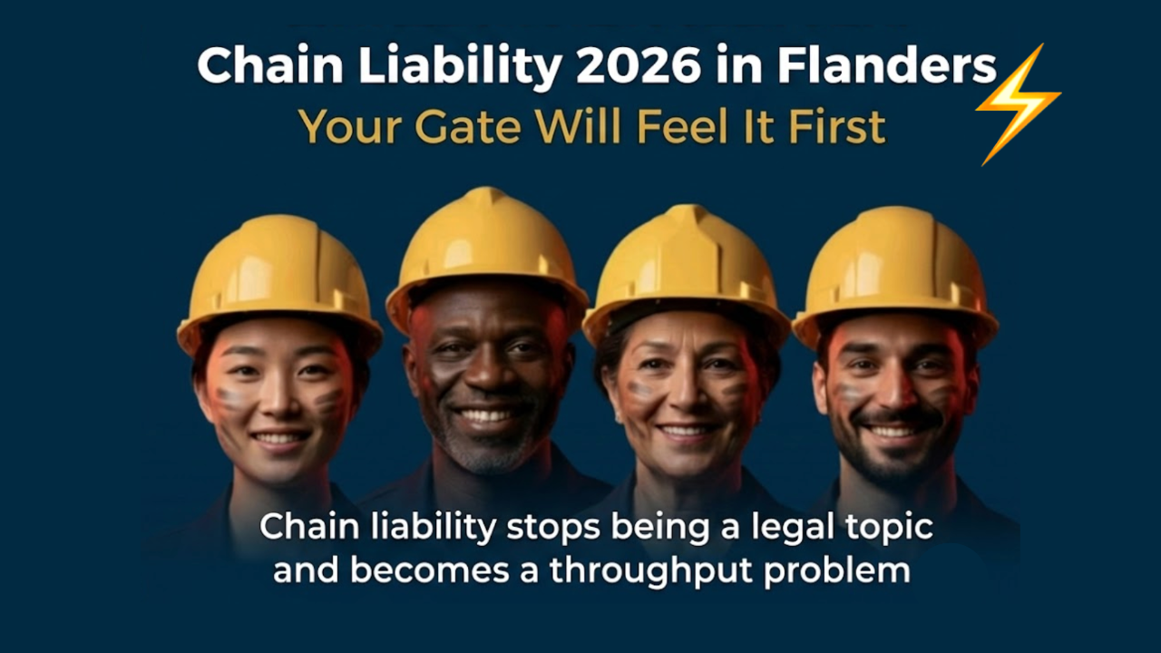 Chain Liability 2026 in Flanders.Your Gate Will Feel It First.